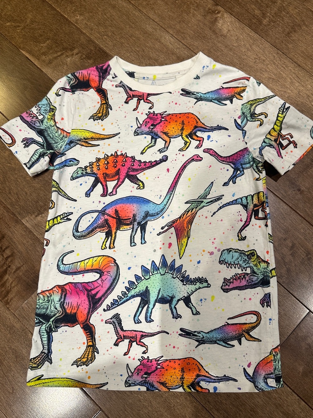 🌸LIKE TO GET 30% OFF🌸 NEXT DIRECT • Kids Multicolor Dinosaur Print Tee - White